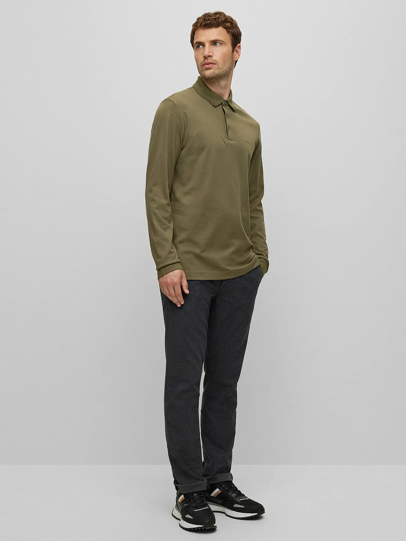 BOSS | Poloshirt Regular Fit PADO 11 | grün